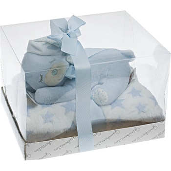 Gamberritos Одеало 80х110см. + играчка Сънчо, синьо (101621)