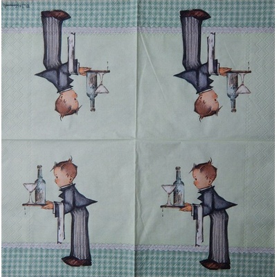 Ambiente obrúsky Pan číšník 33x33cm