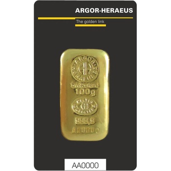 Argor-Heraeus liaty zlatý zliatok 100 g