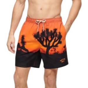Superdry Бански гащета Superdry Photographic 17´´ swimming shorts - Orange (Sunset Orange)