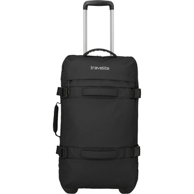 Travelite Пътна чанта Travelite Bolonia Wheeled Duffle M Black Travelite | Cheren | МЪЖЕ | UNI