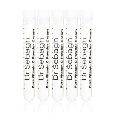 Dr Sebagh Комплект Dr Sebagh Pure Vitamin C Powder Cream Revitalising Cream For Face 5 бр. 1.95 g