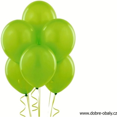 balónky PEARL ŽLUTOZELENÉ