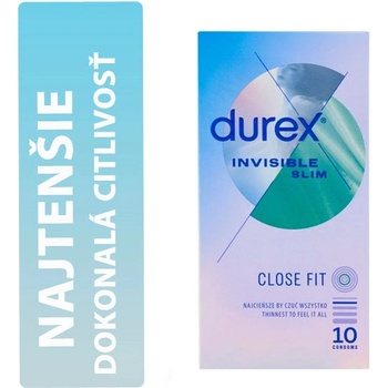 Durex Invisible Close Fit 10 ks