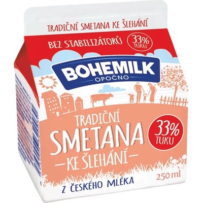 Moravia Smetana ke šlehání 33% 250 ml – Zboží Mobilmania