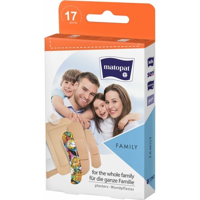Matopat FAMILY náplast různé velikosti 17ks