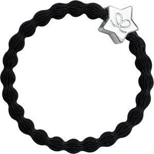 By Eloise London Silver Diamanté Star Black