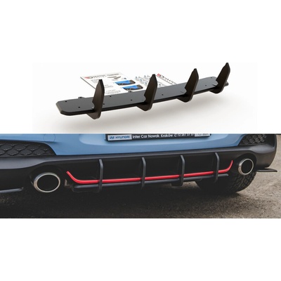 Maxton Design Racing durability zadný difuzor - Hyundai HYI303NCNCRS2BBRBI