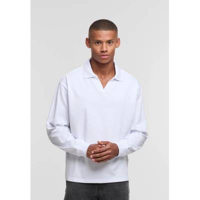 DEF Тениска с дълъг ръкав DEF COLLAR Longsleeves brightwhite XXLUB-DFLS030-21363 - Черен, размер L
