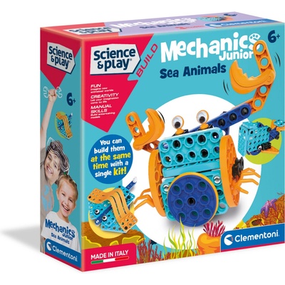 Clementoni Mechanické laboratórium Junior Vodné zvieratá
