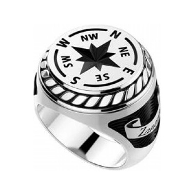 Zancan Мъжки сребърен пръстен Zancan EXA086L (EXA086L)
