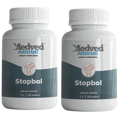 Medveď natural 2x Stopbol 2 x 60 kapsúl