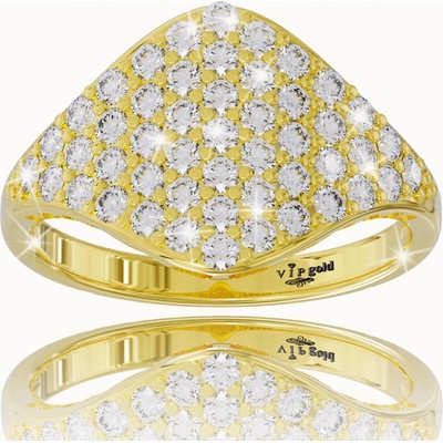 VIPgold Zlatý prsteň A3818z žlté zlato