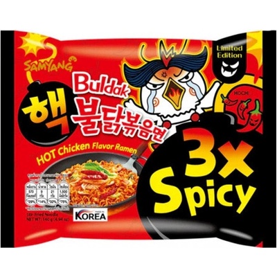 Samyang Buldak 3X Spicy Hot Chicken Flavor Ramen 140 g – Zboží Dáma
