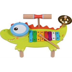 Goki Музикална играчка Goki - Ксилофон, крокодил (61854) - baby