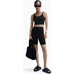 Nike Спортен сутиен Nike Zenvy Rib Light Support Longline black/black