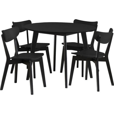 Sconto Jedálenská zostava Roxby matná čierna