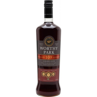 Worthy Park 109 Tmavý rum 54,5% 1 l (čistá fľaša)