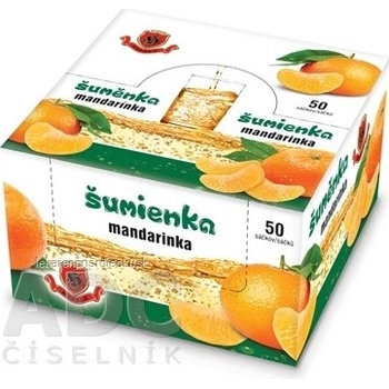 HERBEX Šumienka MANDARÍNKA vrecúška po šumivý nápoj v prášku s príchuťou 50 ks 10 g