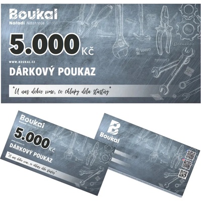 Dárkový poukaz v hodnotě 5.000 Kč