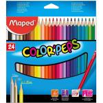 Maped Цветни моливи Мапед maped color'peps 24 цвята
