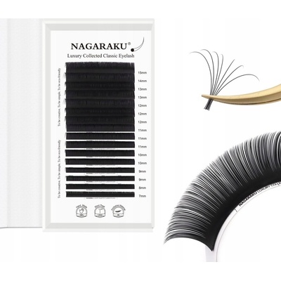 Nagaraku Luxury Collected C řasy, 0,07, 11 mm