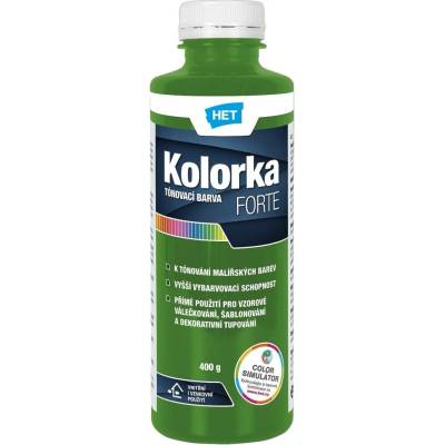 Het Kolorka Forte 400g KF 0566 zelená