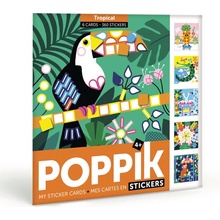 Poppik Kreativní samolepkové karty V džungli
