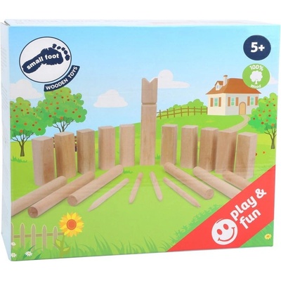 Small Foot Vikingská hra Kubb Arthur vikingské šachy – Zboží Dáma