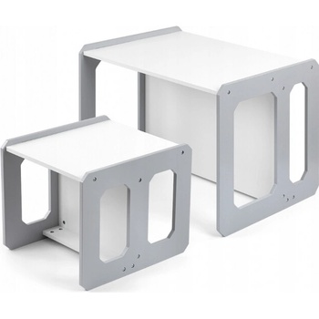 Milly Mally Stella 3v1 stůl a židle Grey