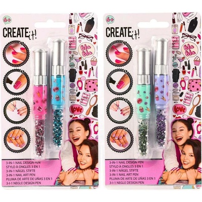 Alltoys Canenco Sada na nehty Art nail 3v1 Create it!