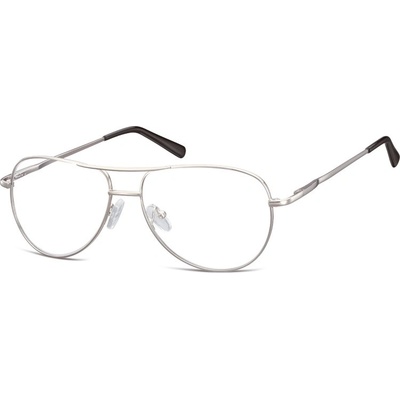 Ne Retro Aviator číré- Strieborné