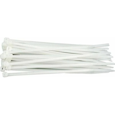 Vorel 73906 Páska sťahovacia biela 200 x 4,8 mm 100 ks