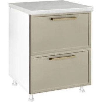 Matis Кухненски шкаф долен с две чекмеджета alba d60 2f pl-box маслина