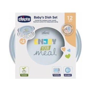 Chicco Set of 2 plates green