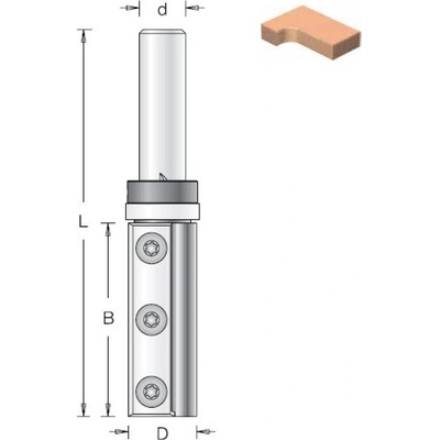 DIMAR Fréza stopková 19.1x50 vb - 1073899 – Zboží Dáma