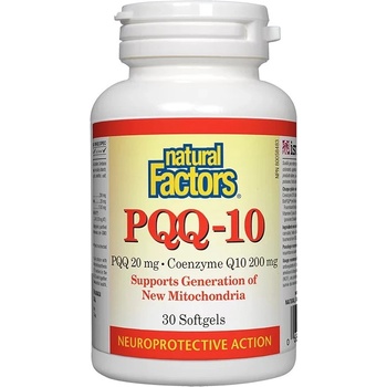 Natural Factors PQQ-10, 30 капсули, Natural Factors