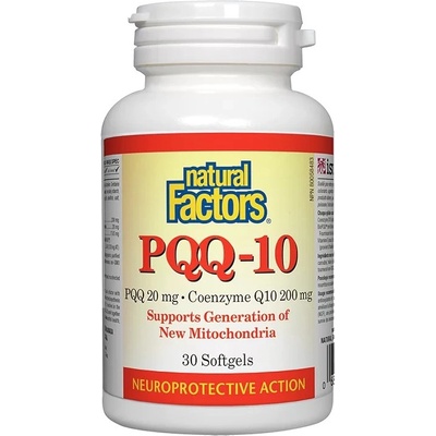 Natural Factors PQQ-10, 30 капсули, Natural Factors