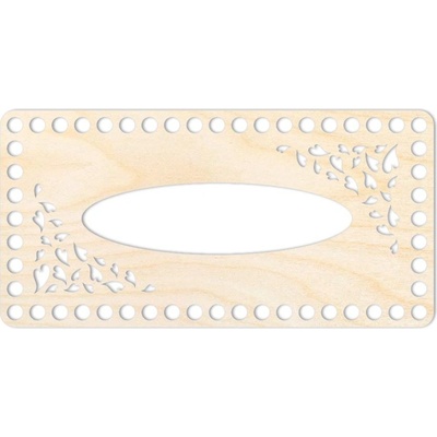Dřevěný svět online Víko na kapesníky 24 x 12 cm Srdíčka – Sleviste.cz