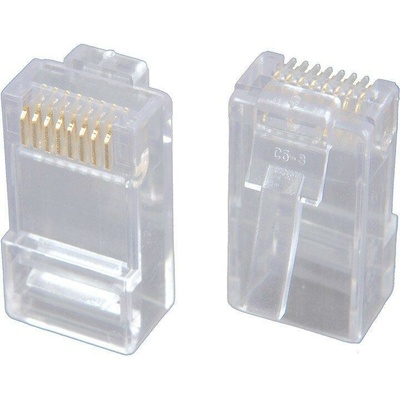 Solarix KRJ45/6SLD Konektor RJ45 CAT6 UTP 8p8c nestíněný skládaný na drát KRJ45/6SLD