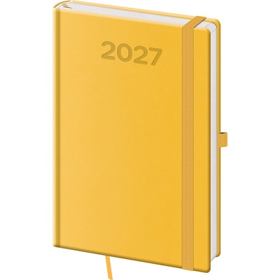 Helma 365 Print Pop A5 týždenný 2027 žltá