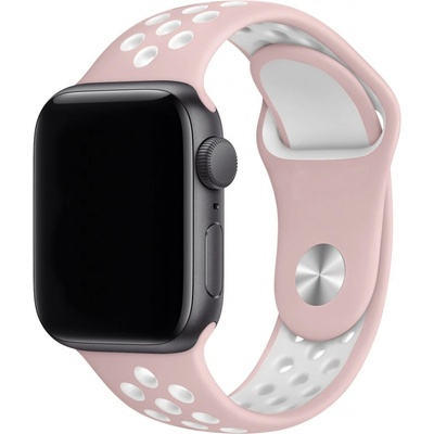 Eternico Sporty na Apple Watch 38 mm/40 mm/41 mm Cloud White and Pink AET-AWSP-WhPi-38