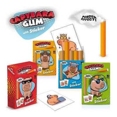 Capybara Bubble sticks - žvýkačky 35g/18ks/