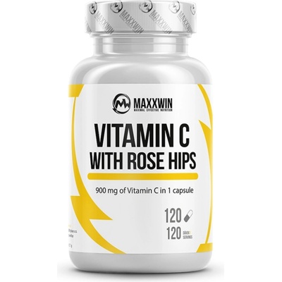 MAXXWIN Vitamín C s extraktom zo šípok 120 kapsúl