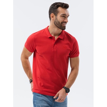 Ombre Clothing Червена мъжка основна поло риза Ombre Clothing Ombre Clothing | Cherven | МЪЖЕ | S