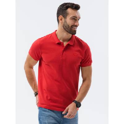 Ombre Clothing Червена мъжка основна поло риза Ombre Clothing Ombre Clothing | Cherven | МЪЖЕ | S