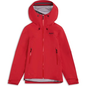 Bergans Дамско водоустойчиво яке Bergans Women's Rabot Light 3L Shell Jacket Waterproof jacket - Fire Red - размер XS (102-5226-0111)