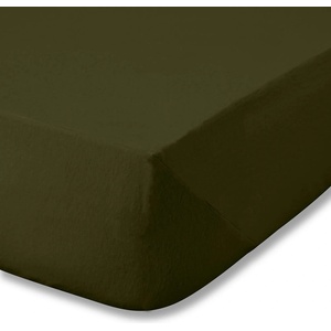 Catherine Lansfield Еластичен фланелен чаршаф в цвят каки 135x190 cm Brushed - Catherine Lansfield (BD/57738/W/DFD/GR)