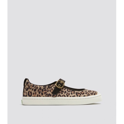 Cariuma Oca Mary Jane Leopard Print Suede Sneaker