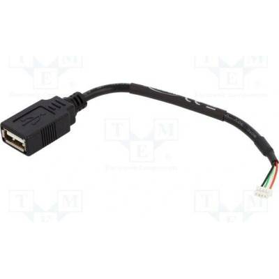 Delock 84834 USB 2.0 USB A zásuvka kolíkový konektor 4pin zlacený